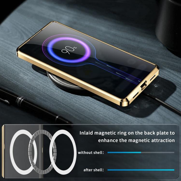For Google Pixel 7 Pro MagSafe Magnetic Frosted Metal Phone Case(Gold) - Mobile Gadget HQ