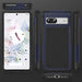 For Google Pixel 7 5G PC + TPU Shockproof Protective Phone Case(Blue+Black) - Mobile Gadget HQ