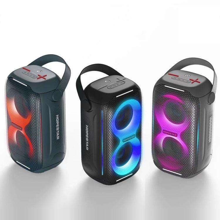 HOPESTAR Party200 mini Portable Tone Pulse RGB Light Bluetooth Speaker(Black) - Mobile Gadget HQ