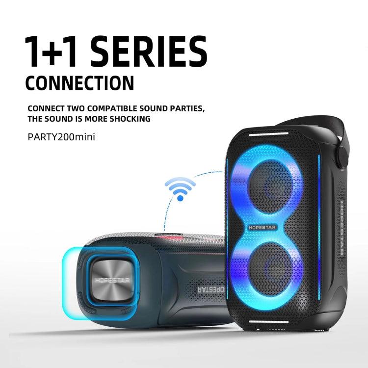 HOPESTAR Party200 mini Portable Tone Pulse RGB Light Bluetooth Speaker(Black) - Mobile Gadget HQ