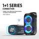 HOPESTAR Party200 mini Portable Tone Pulse RGB Light Bluetooth Speaker(Black) - Mobile Gadget HQ