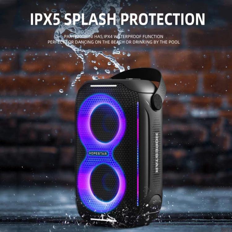 HOPESTAR Party200 mini Portable Tone Pulse RGB Light Bluetooth Speaker(Black) - Mobile Gadget HQ