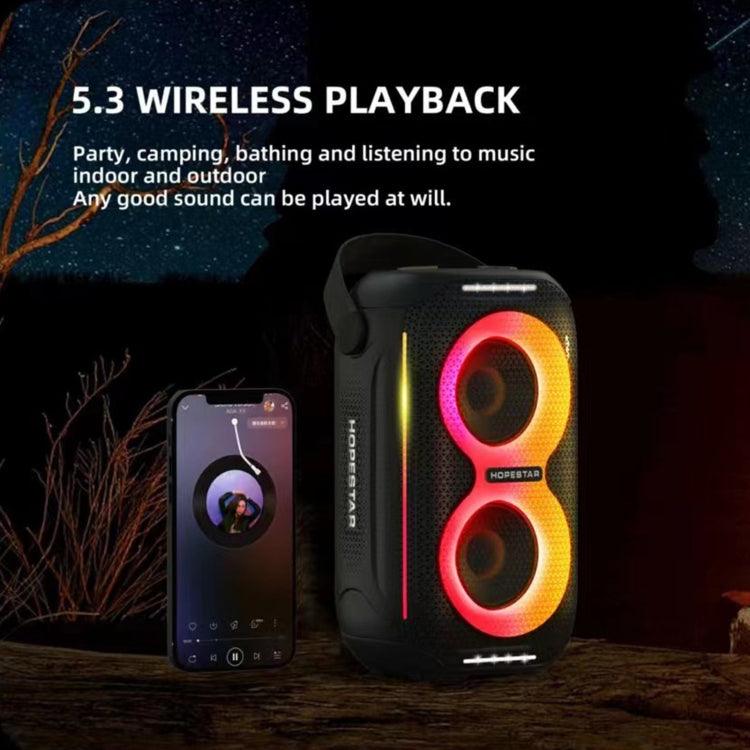 HOPESTAR Party200 mini Portable Tone Pulse RGB Light Bluetooth Speaker(Black) - Mobile Gadget HQ