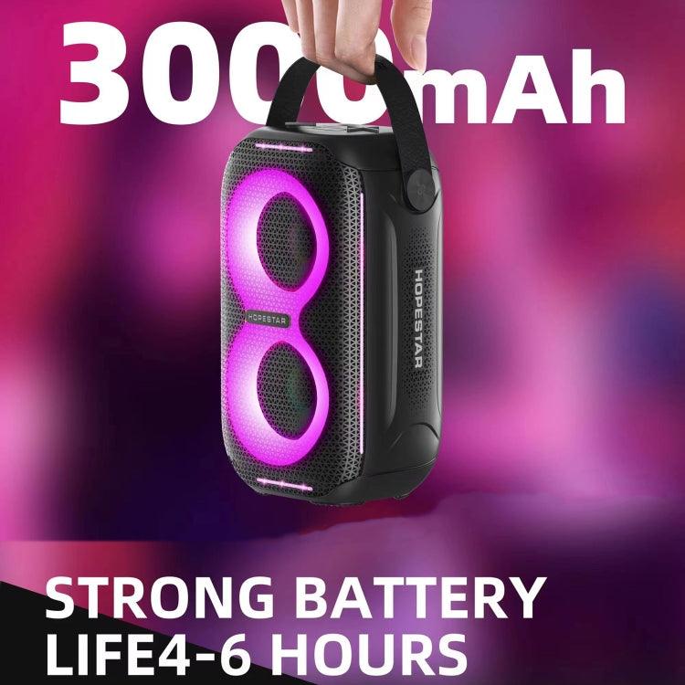 HOPESTAR Party200 mini Portable Tone Pulse RGB Light Bluetooth Speaker(Black) - Mobile Gadget HQ