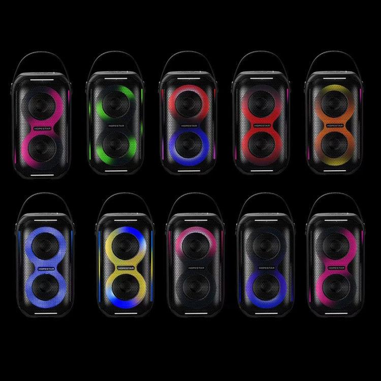 HOPESTAR Party200 mini Portable Tone Pulse RGB Light Bluetooth Speaker(Black) - Mobile Gadget HQ