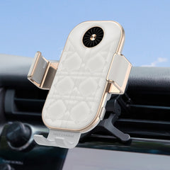 Car phone holder wireless charger with fan cooling