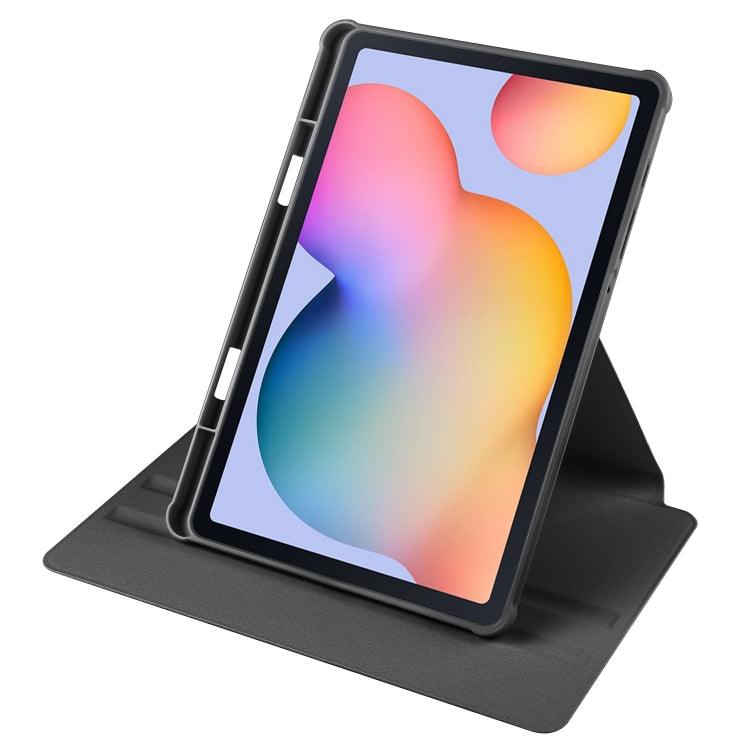 360 Degree Rotation Smart Tablet Leather Case for Samsung Galaxy Tab S6 Lite(Black) - Mobile Gadget HQ