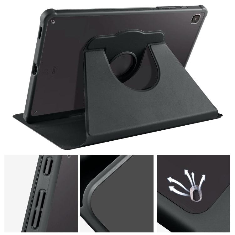 360 Degree Rotation Smart Tablet Leather Case for Samsung Galaxy Tab S6 Lite(Black) - Mobile Gadget HQ