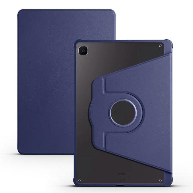 360 Degree Rotation Smart Tablet Leather Case For Samsung Galaxy Tab S6 Lite(Dark Blue) - Mobile Gadget HQ