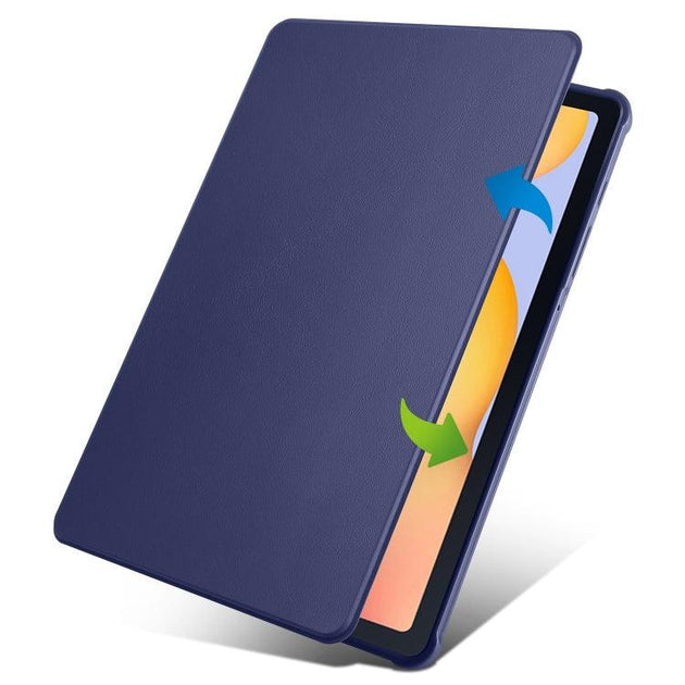 360 Degree Rotation Smart Tablet Leather Case For Samsung Galaxy Tab S6 Lite(Dark Blue) - Mobile Gadget HQ