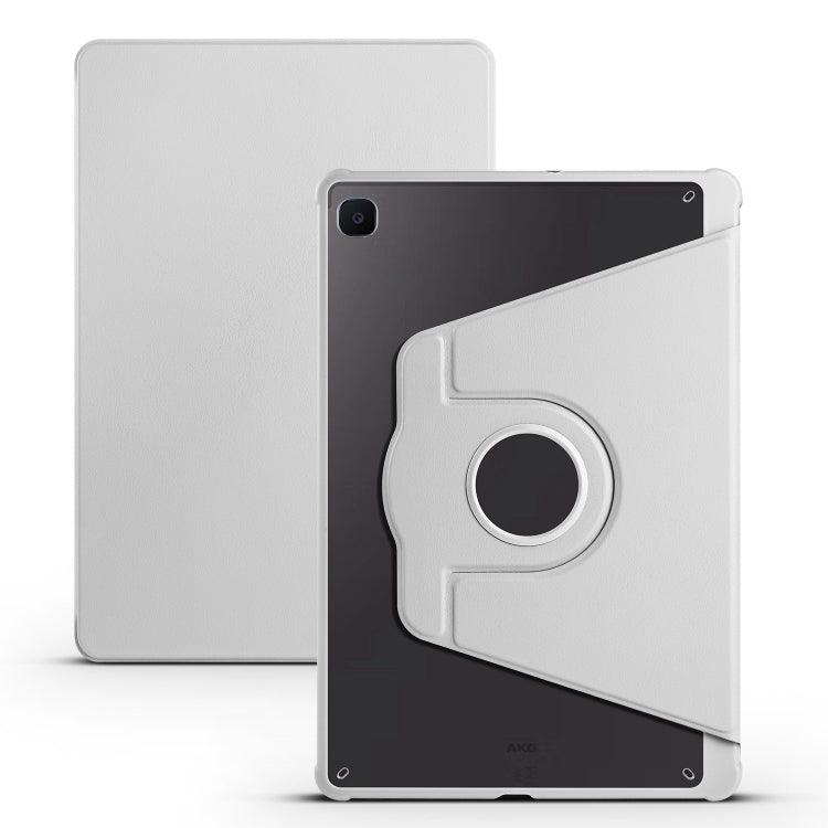 360 Degree Rotation Smart Tablet Leather Case For Samsung Galaxy Tab S6 Lite(Space Grey) - Mobile Gadget HQ