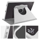 360 Degree Rotation Smart Tablet Leather Case For Samsung Galaxy Tab S6 Lite(Space Grey) - Mobile Gadget HQ