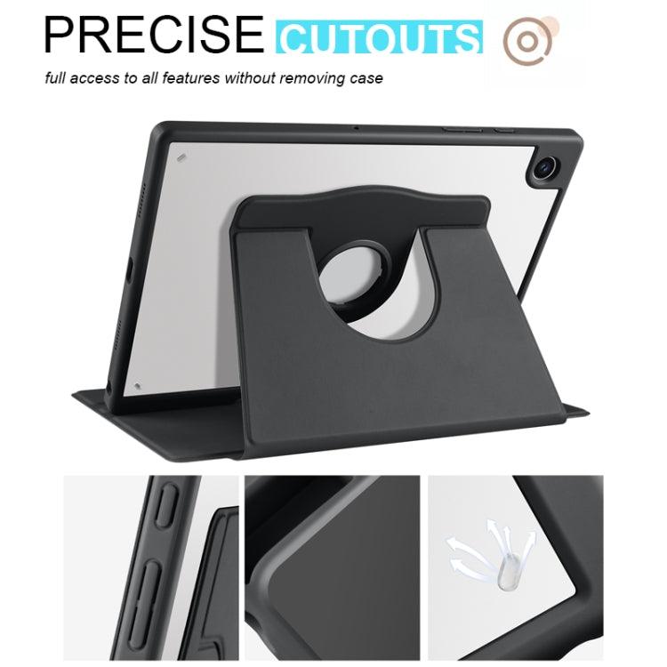 360 Degree Rotation Smart Tablet Leather Case For Samsung Galaxy Tab A8(Black) - Mobile Gadget HQ