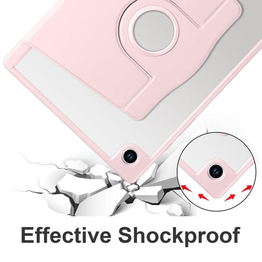 360 Degree Rotation Smart Tablet Leather Case For Samsung Galaxy Tab A8(Sand Pink) - Mobile Gadget HQ