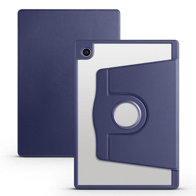 360 Degree Rotation Smart Tablet Leather Case For Samsung Galaxy Tab A8(Dark Blue) - Mobile Gadget HQ