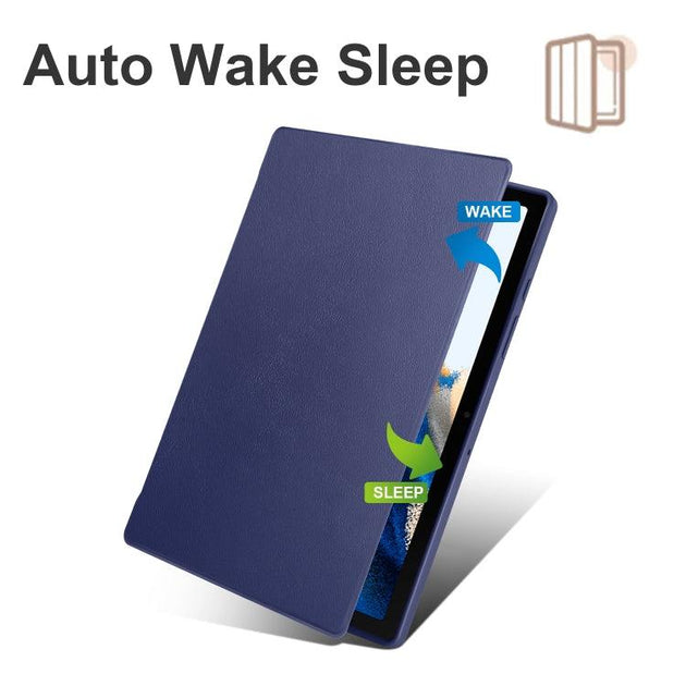360 Degree Rotation Smart Tablet Leather Case For Samsung Galaxy Tab A8(Dark Blue) - Mobile Gadget HQ