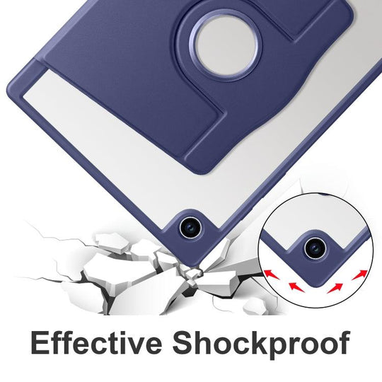 360 Degree Rotation Smart Tablet Leather Case For Samsung Galaxy Tab A8(Dark Blue) - Mobile Gadget HQ