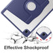 360 Degree Rotation Smart Tablet Leather Case For Samsung Galaxy Tab A8(Dark Blue) - Mobile Gadget HQ