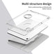 For iPad 2025 / 2022 360 Rotation Detachable Clear Acrylic Leather Tablet Case(Grey) - Mobile Gadget HQ