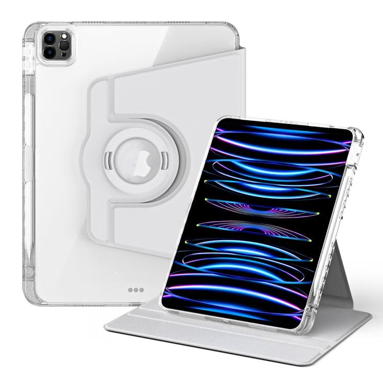 Clear Acrylic Leather Tablet Case For iPad Pro 11 2022 / Air 10.9 2022(Grey) - Mobile Gadget HQ