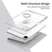 Clear Acrylic Leather Tablet Case For iPad Pro 11 2022 / Air 10.9 2022(Grey) - Mobile Gadget HQ