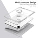 Clear Acrylic Leather Tablet Case For iPad Pro 11 2022 / Air 10.9 2022(Grey) - Mobile Gadget HQ