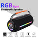 T&G X360 20W RGB Colorful Bluetooth Speaker Portable Outdoor 3D Stereo Speaker(Black) - Mobile Gadget HQ