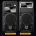 Google Pixel 8 5G CD Texture Sliding Camshield Magnetic Holder Phone Case(Black) - Mobile Gadget HQ