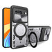 Google Pixel 8 5G CD Texture Sliding Camshield Magnetic Holder Phone Case(Silver) - Mobile Gadget HQ