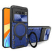 Google Pixel 8 Pro 5G CD Texture Sliding Camshield Magnetic Holder Phone Case(Blue) - Mobile Gadget HQ