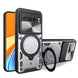 Google Pixel 8 Pro 5G CD Texture Sliding Camshield Magnetic Holder Phone Case(Silver) - Mobile Gadget HQ