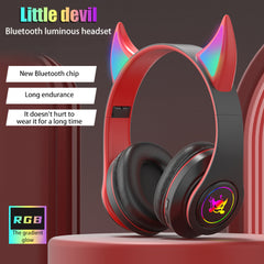 Kids Wireless Headphone Luminous Foldable Bluetooth Earphones