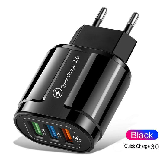 USB Wall Chargers for Cell Phone Tablet Quick Charge for Iphone Samsung Huawei - Mobile Gadget HQ
