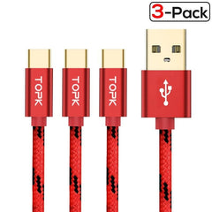 USB Type-C Nylon Data Sync Cable - Mobile Gadget HQ