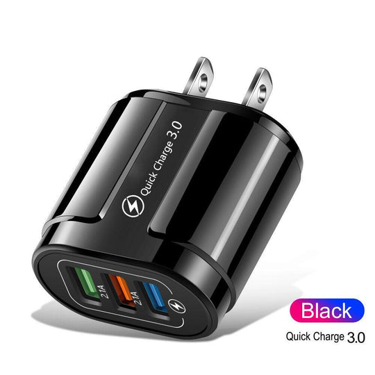USB Wall Chargers for Cell Phone Tablet Quick Charge for Iphone Samsung Huawei - Mobile Gadget HQ