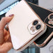 Electroplated Soft Cover Case with Camera Lens Protection Cover - Mobile Gadget HQ