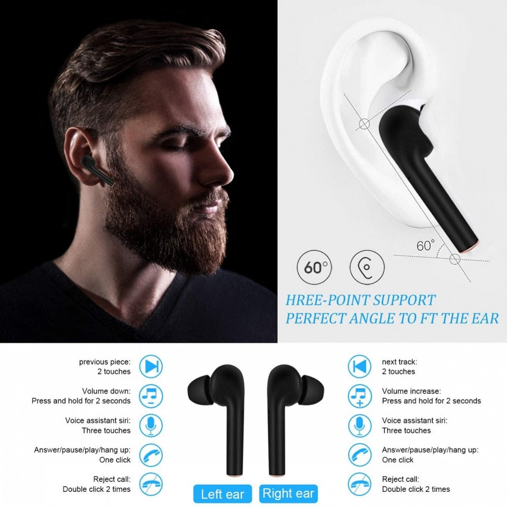 Wireless Earbuds Bluetooth 5.2 Headset with Led Display Charging Case - Mobile Gadget HQ