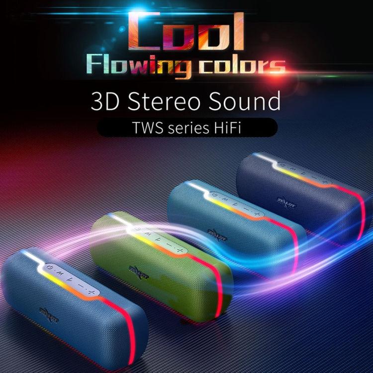 Portable Stereo Bluetooth Speaker with Built-in Mic(Blue) - Mobile Gadget HQ
