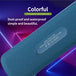 Portable Stereo Bluetooth Speaker with Built-in Mic(Blue) - Mobile Gadget HQ