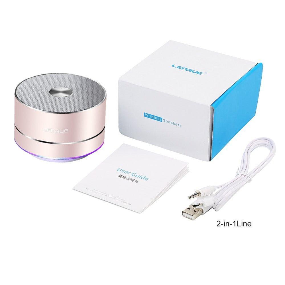 Portable Wireless Bluetooth LED Speaker with Built Mic - Mobile Gadget HQ