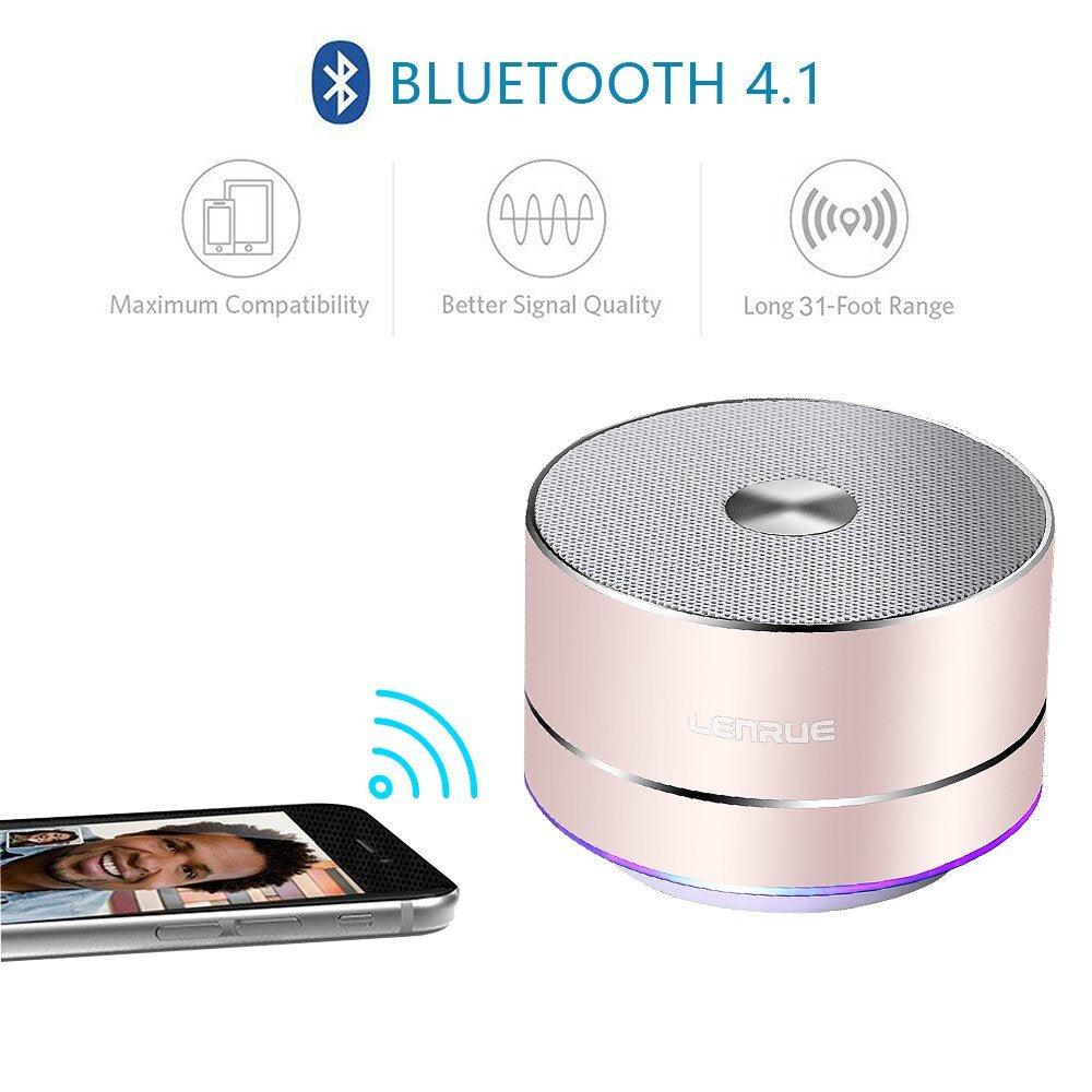 Portable Wireless Bluetooth LED Speaker with Built Mic - Mobile Gadget HQ