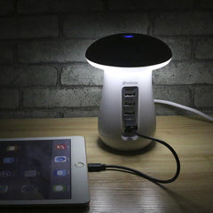 5 Port Charging Desktop LED Mushroom Lamp - Mobile Gadget HQ