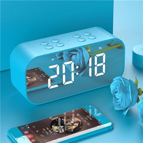 LED Mirror Portable Bluetooth Speaker - Mobile Gadget HQ