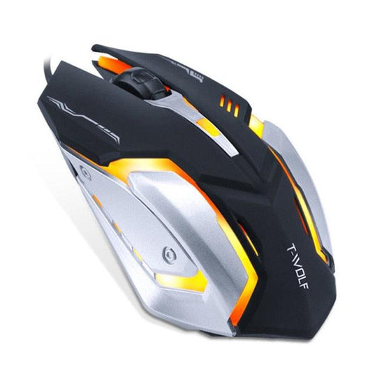 Pro Gamer Gaming Mouse Wired Optical LED Computer Mice for Laptop PC - Mobile Gadget HQ