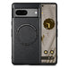For Google Pixel 7 Solid Color Magsafe Leather Phone Case(Black) - Mobile Gadget HQ