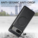For Google Pixel 7 Solid Color Magsafe Leather Phone Case(Black) - Mobile Gadget HQ