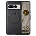 For Google Pixel 7 Pro Solid Color Magsafe Leather Phone Case(Black) - Mobile Gadget HQ
