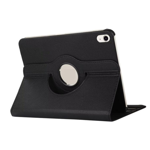 For iPad 2025 / 2022 ENKAY Hat-Prince 360 Degree Rotation Litchi Leather Smart Tablet Case(Black) - Mobile Gadget HQ