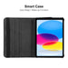 For iPad 2025 / 2022 ENKAY Hat-Prince 360 Degree Rotation Litchi Leather Smart Tablet Case(Black) - Mobile Gadget HQ