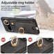 For Google Pixel 8 Pro Retro Skin-feel Ring Card Bag Phone Case with Hang Loop(Black) - Mobile Gadget HQ